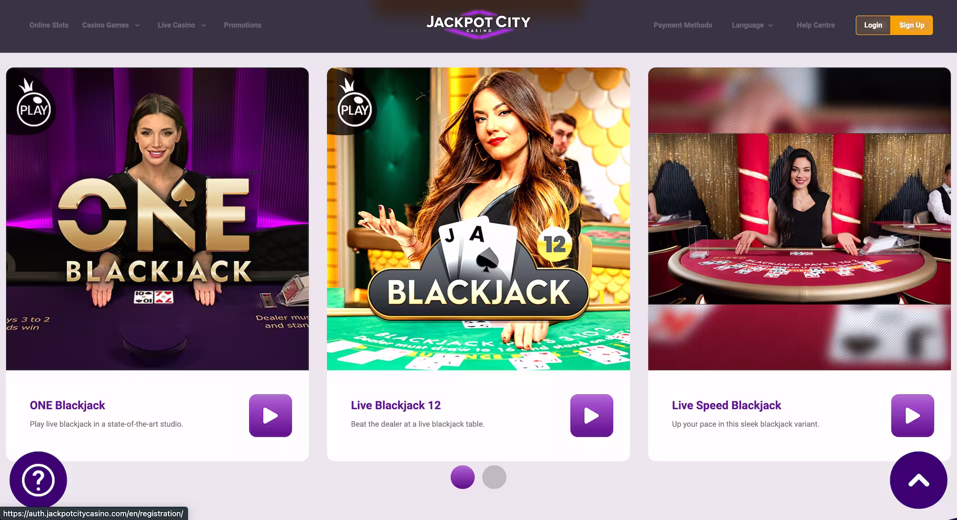 Live Blackjack