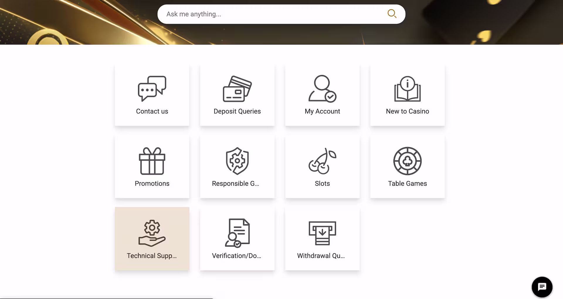 Jackpot City support services